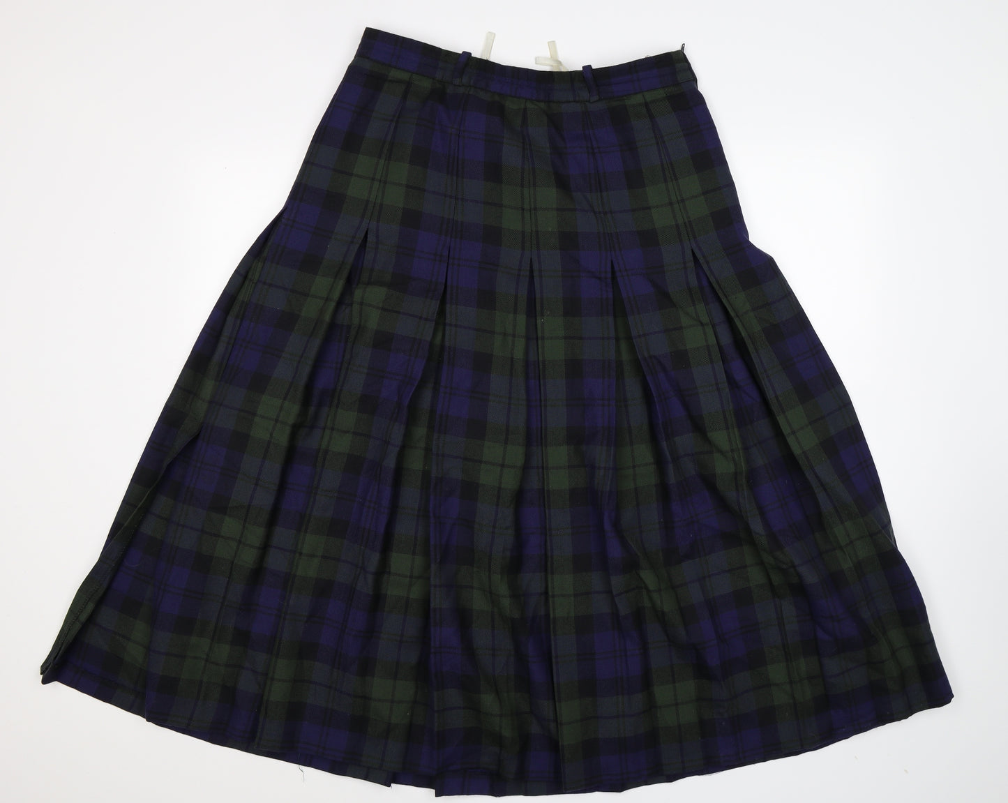 Bianca Womens Multicoloured Check  Maxi Skirt Size 32 in