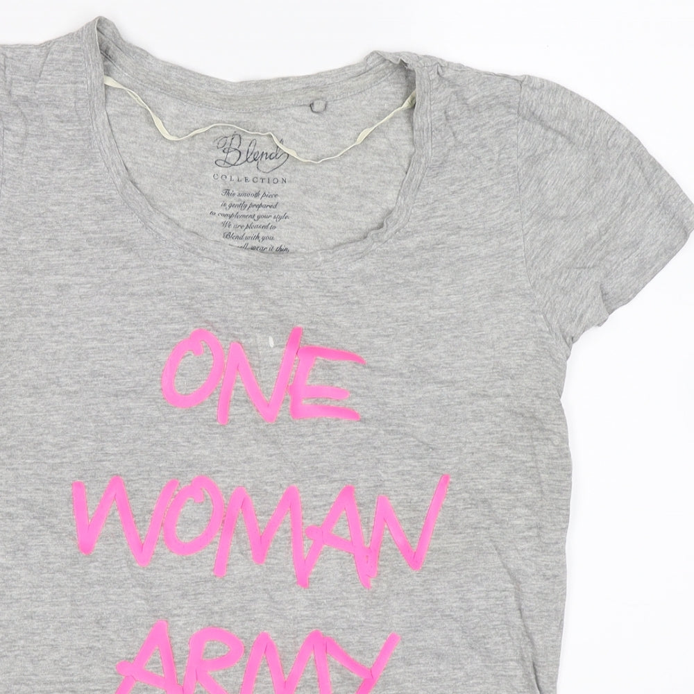 Blend Womens Grey   Basic T-Shirt Size L