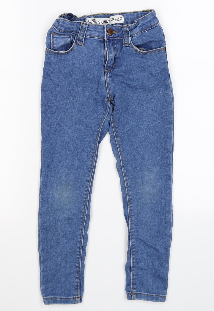Denim Co Girls Blue  Denim Skinny Jeans Size 5-6 Years
