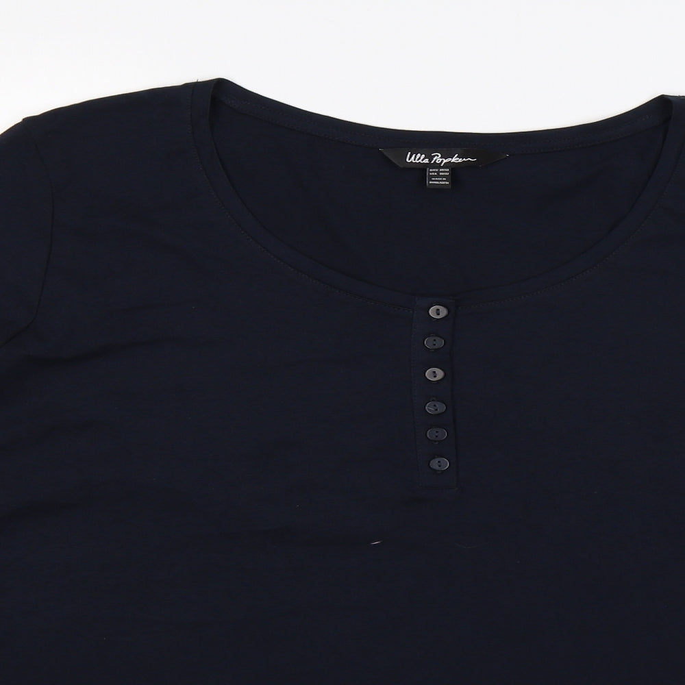 Ulla Popken Womens Blue   Basic T-Shirt Size 22
