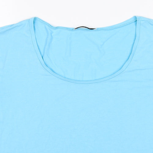Artigiano Womens Blue   Basic T-Shirt Size 22