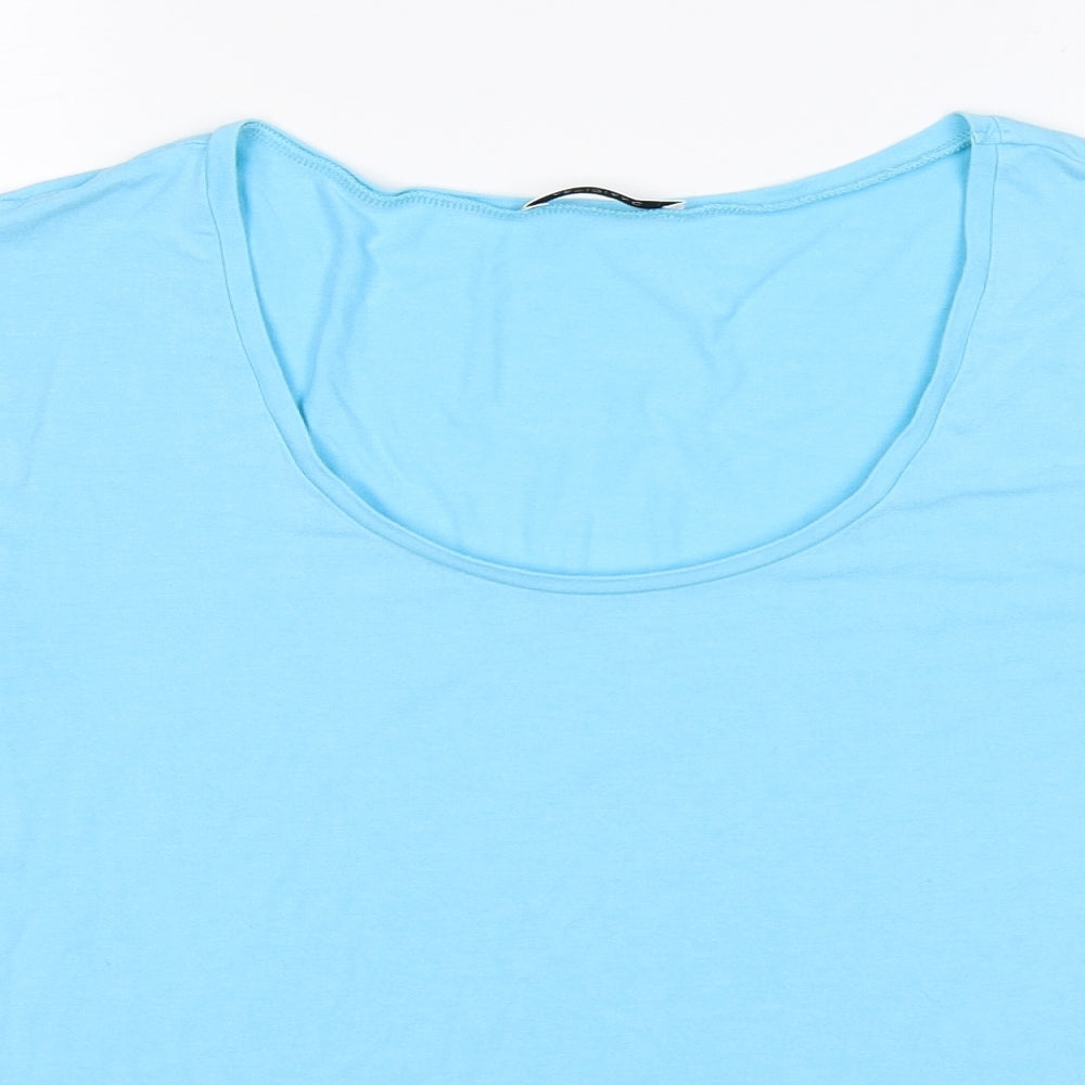 Artigiano Womens Blue   Basic T-Shirt Size 22