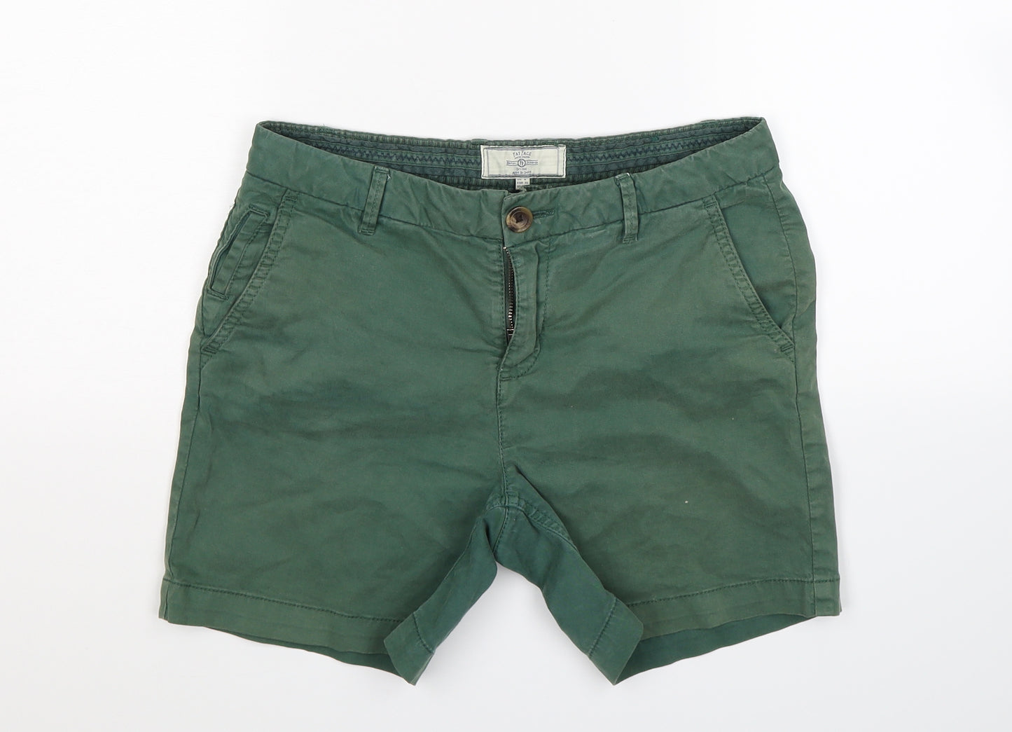 Fat Face Womens Green   Chino Shorts Size 8
