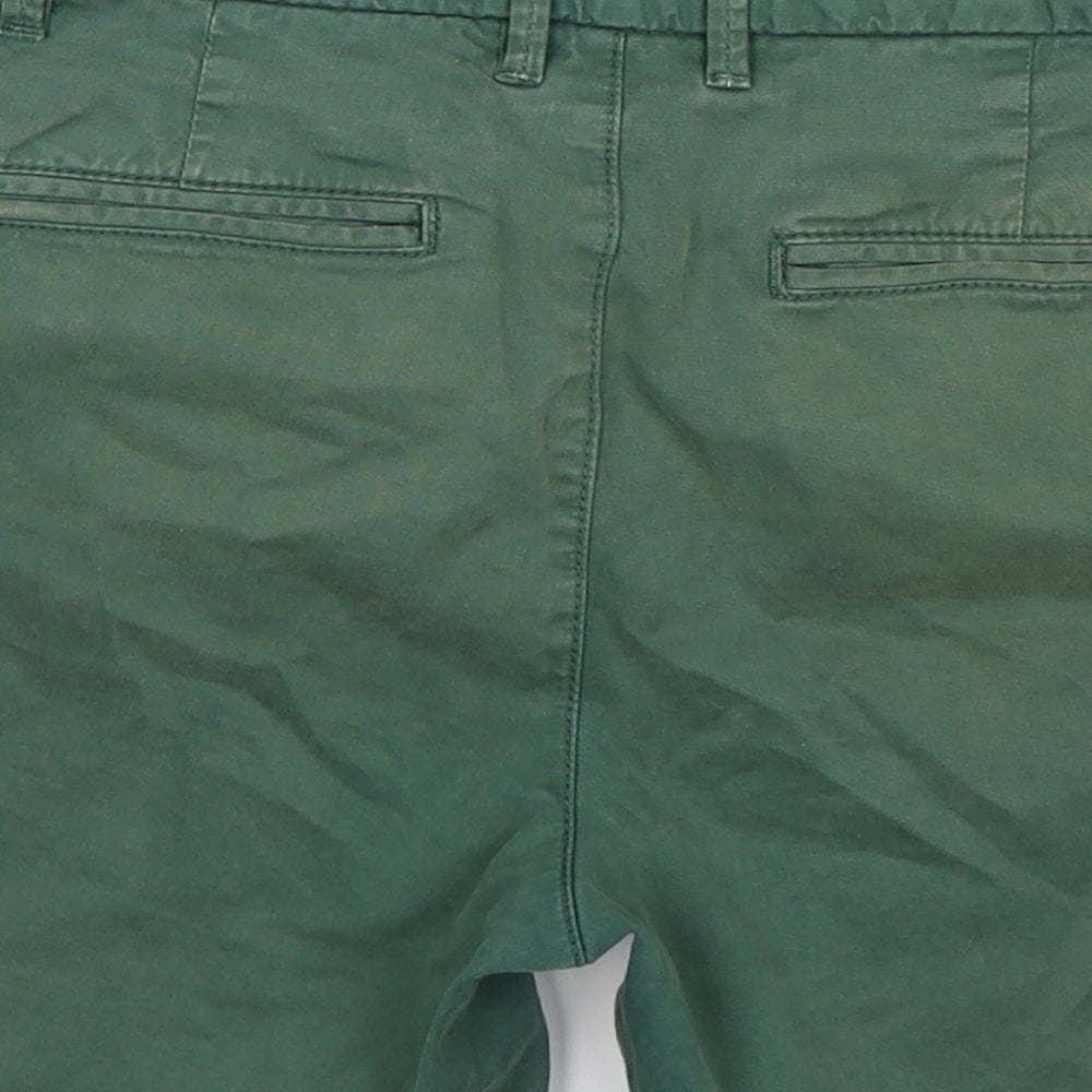 Fat Face Womens Green   Chino Shorts Size 8