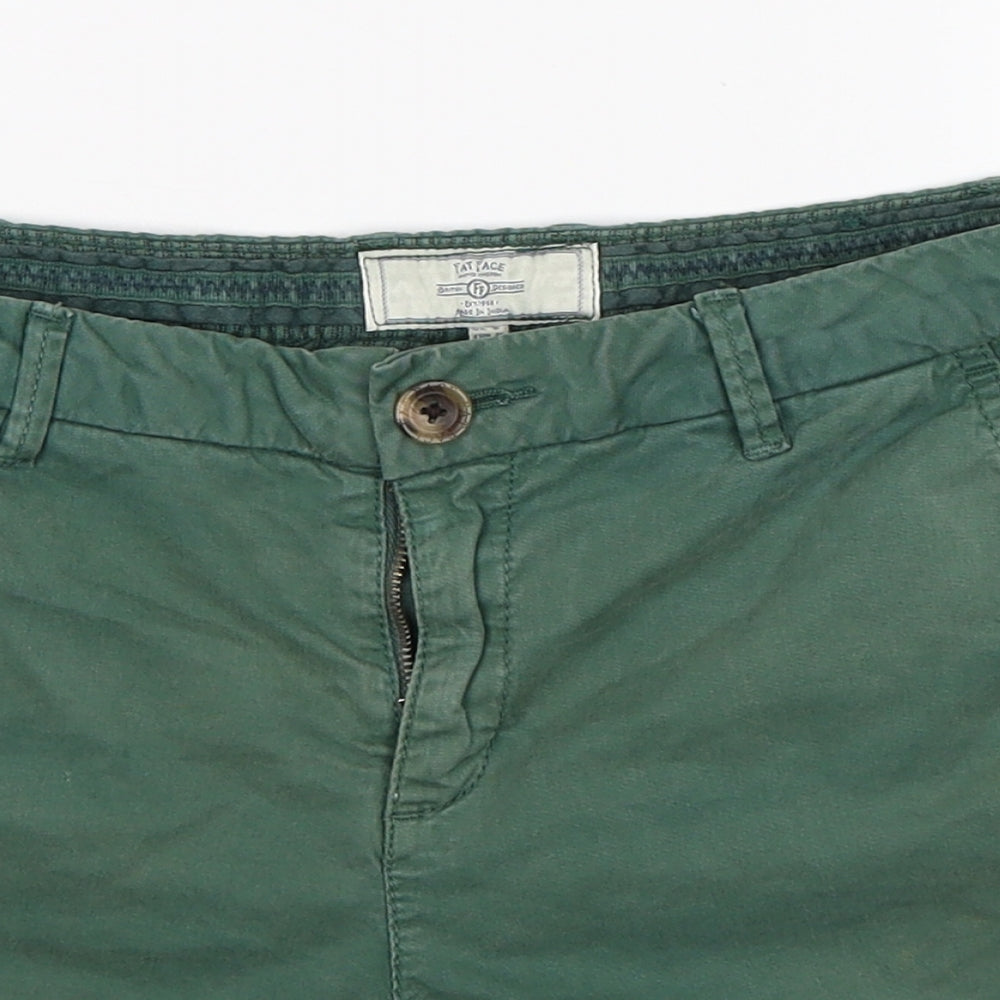 Fat Face Womens Green   Chino Shorts Size 8