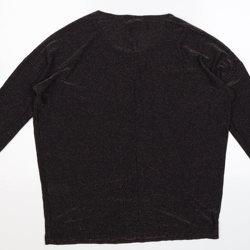 Warehouse Womens Black   Basic T-Shirt Size 14