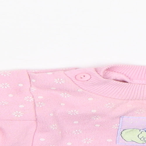 Adams Girls Pink   Pullover Jumper Size 3-6 Months