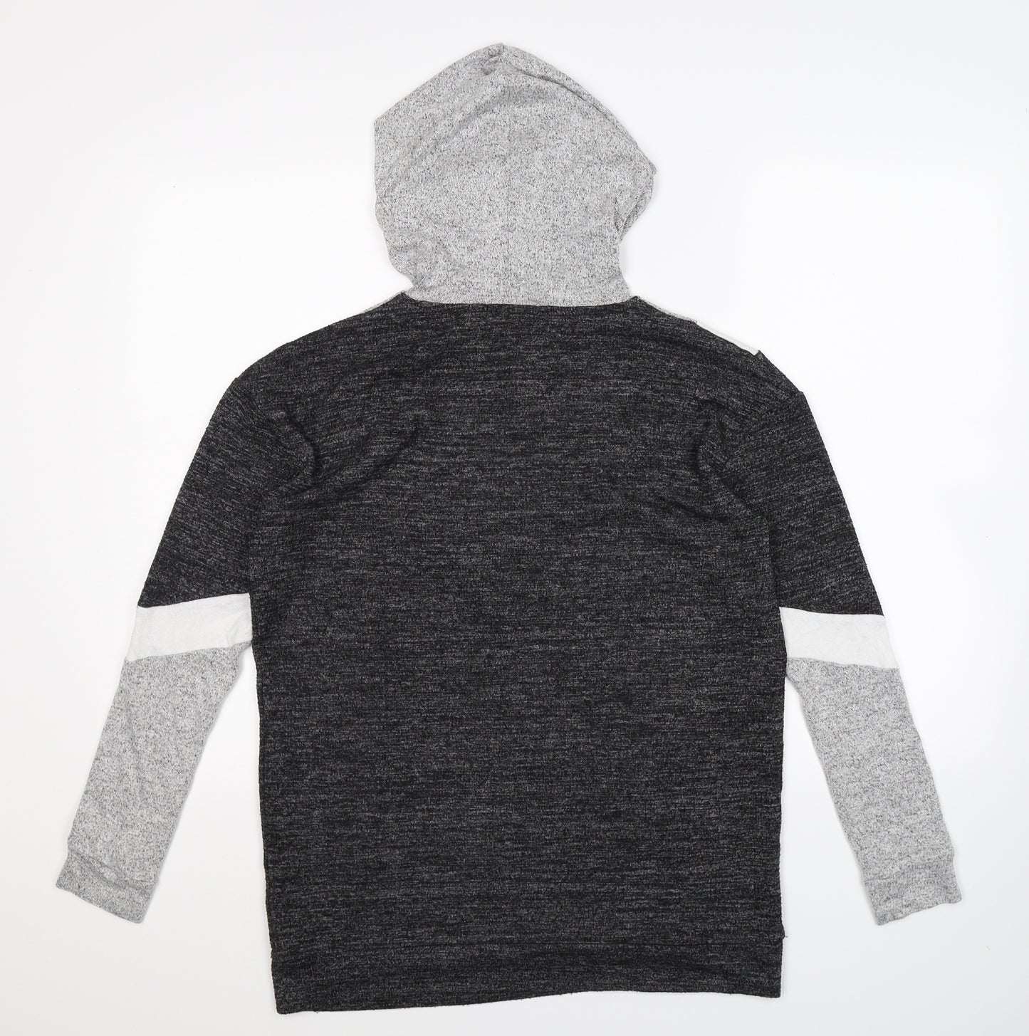 Papaya Womens Grey   Pullover Hoodie Size S