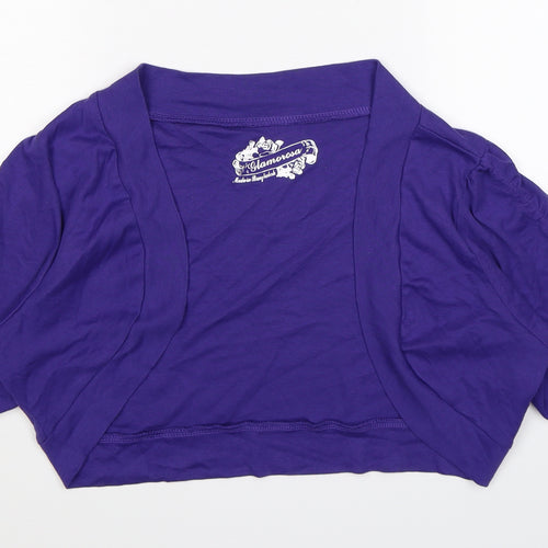 Glamorosa Womens Purple   Cardigan Jumper Size 12