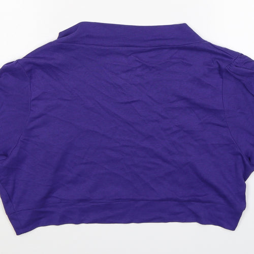 Glamorosa Womens Purple   Cardigan Jumper Size 12