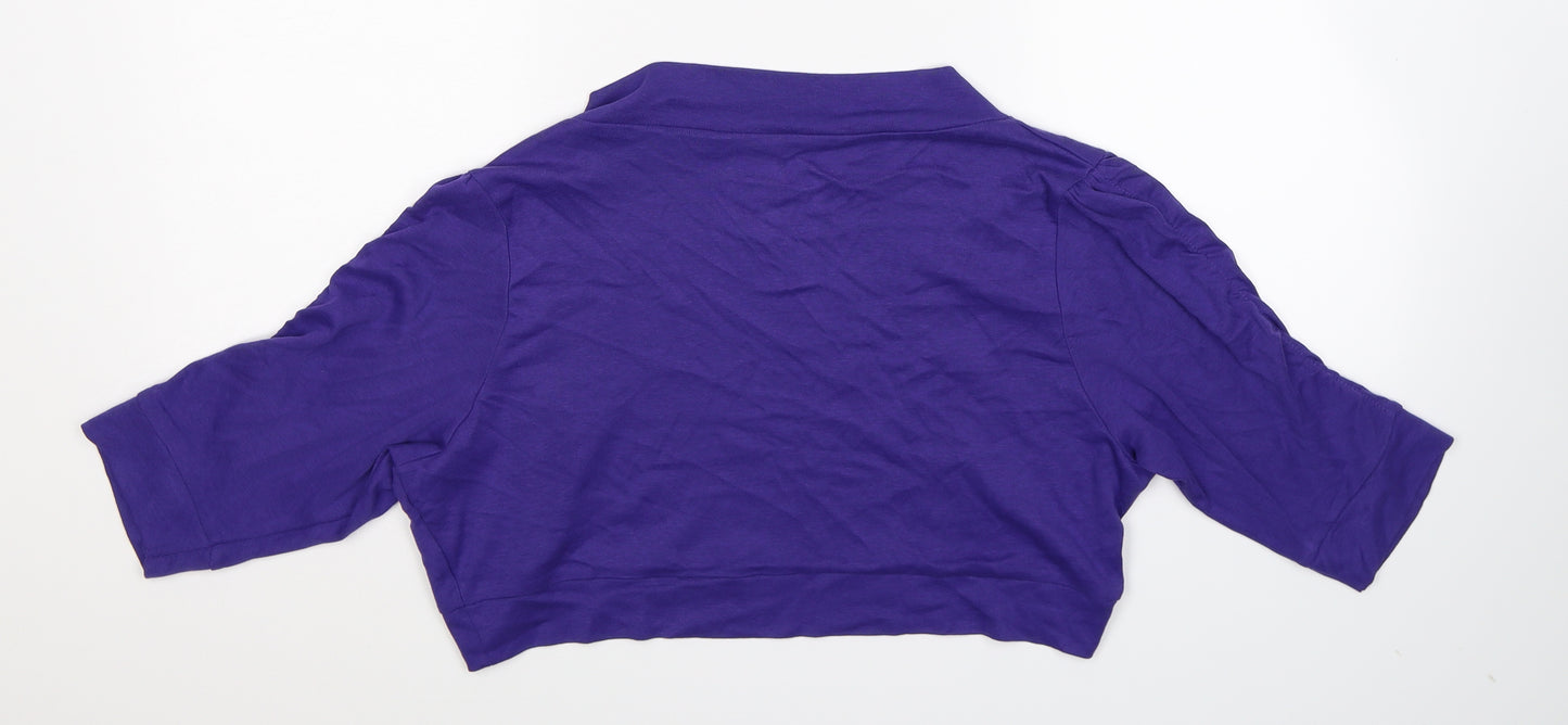 Glamorosa Womens Purple   Cardigan Jumper Size 12