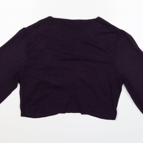 Kaliko Womens Purple  Knit Cardigan Jumper Size 16
