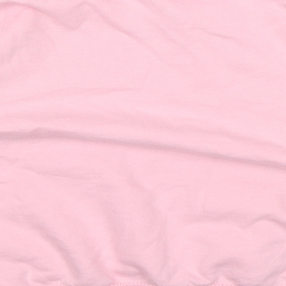 Preworn Girls Pink   Pullover Sweatshirt Size L