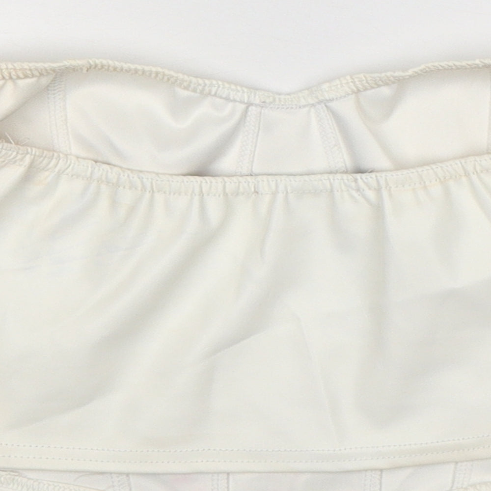 PRETTYLITTLETHING Womens White   Cropped Tank Size 10