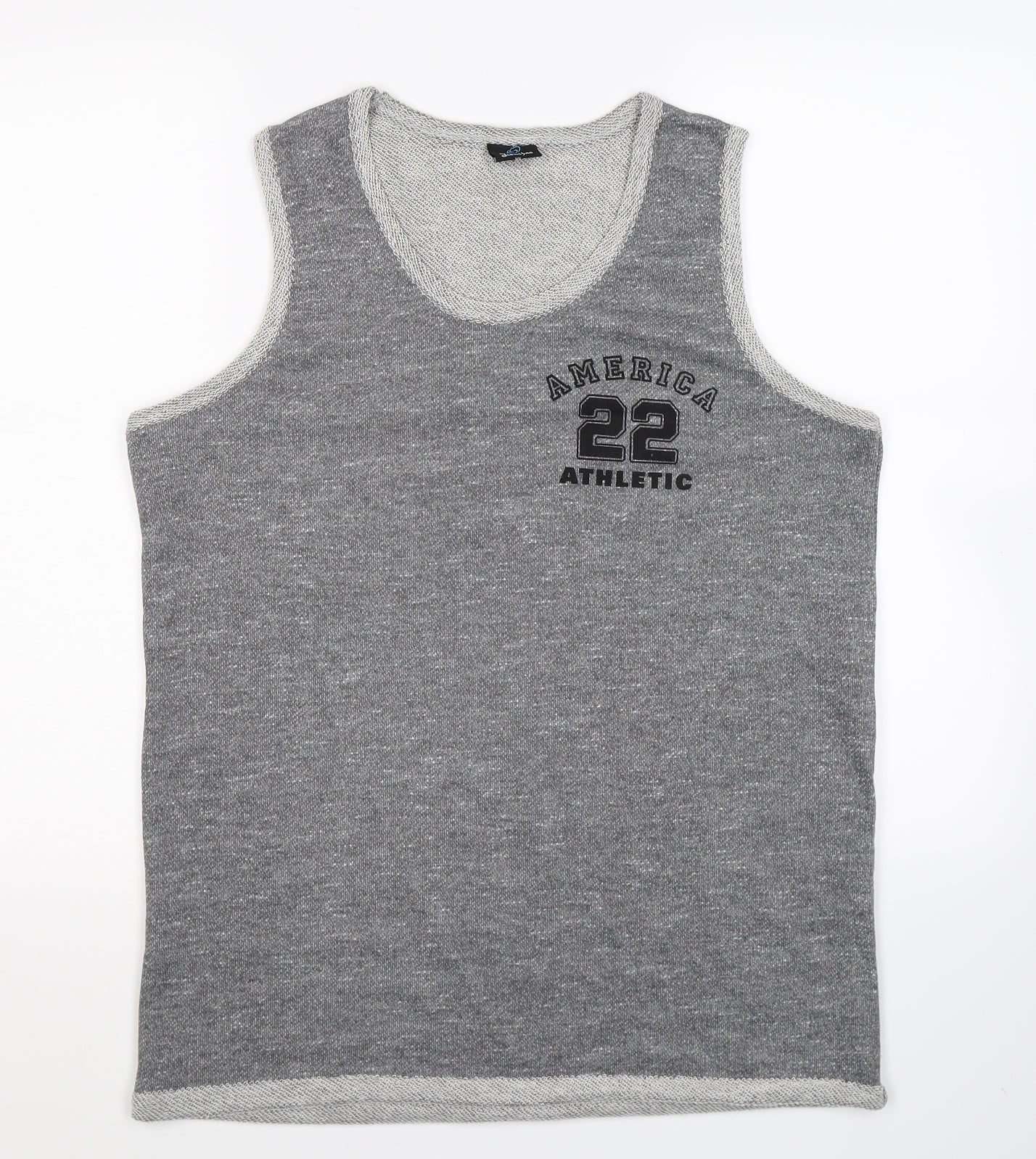 Jienibo Mens Grey   Basic Tank Size XL