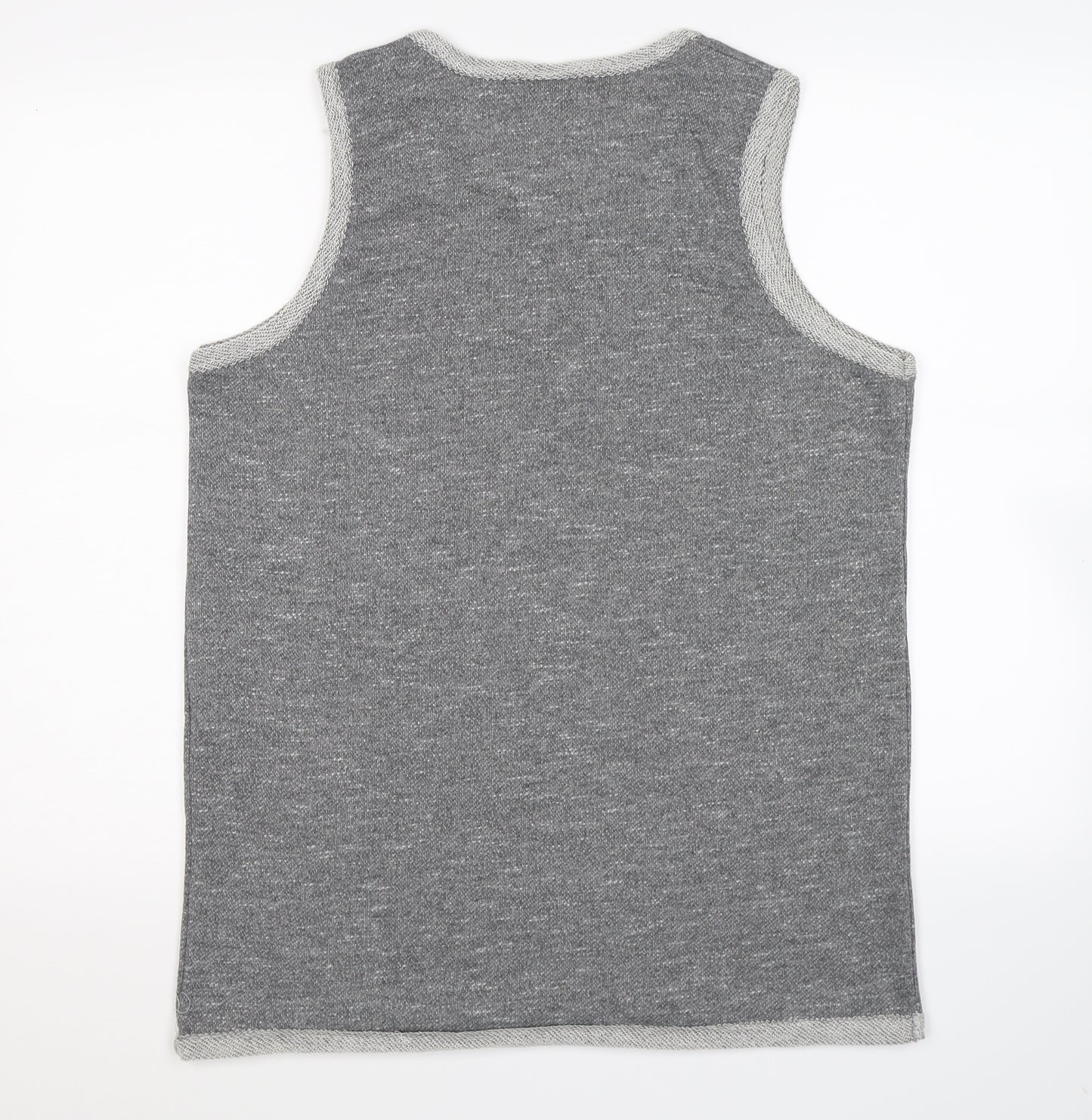 Jienibo Mens Grey   Basic Tank Size XL