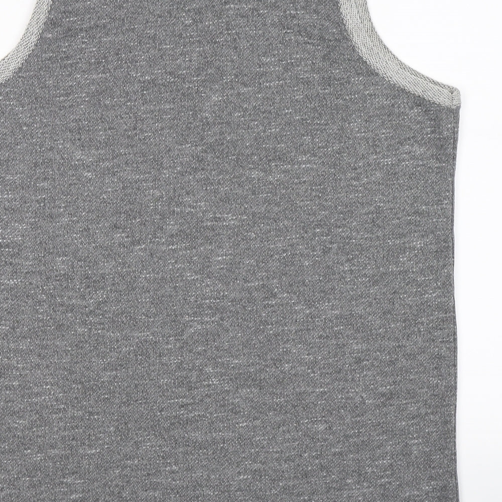 Jienibo Mens Grey   Basic Tank Size XL