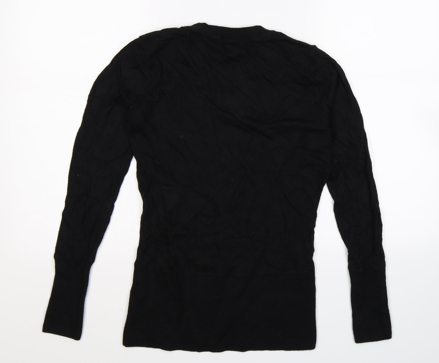 H&M Womens Black  Knit Pullover Jumper Size M