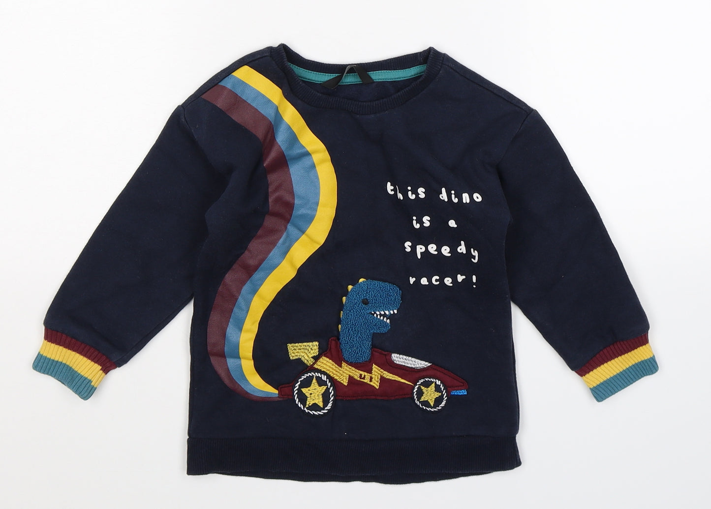 George Boys Blue   Pullover Sweatshirt Size 3-4 Years