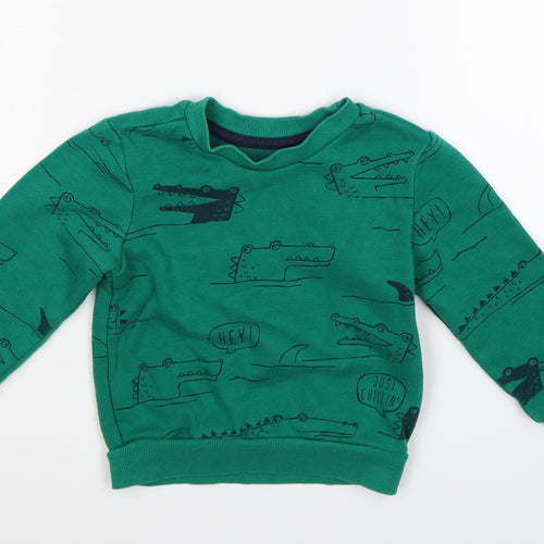 Primark Baby Green   Pullover Jumper Size 12-18 Months