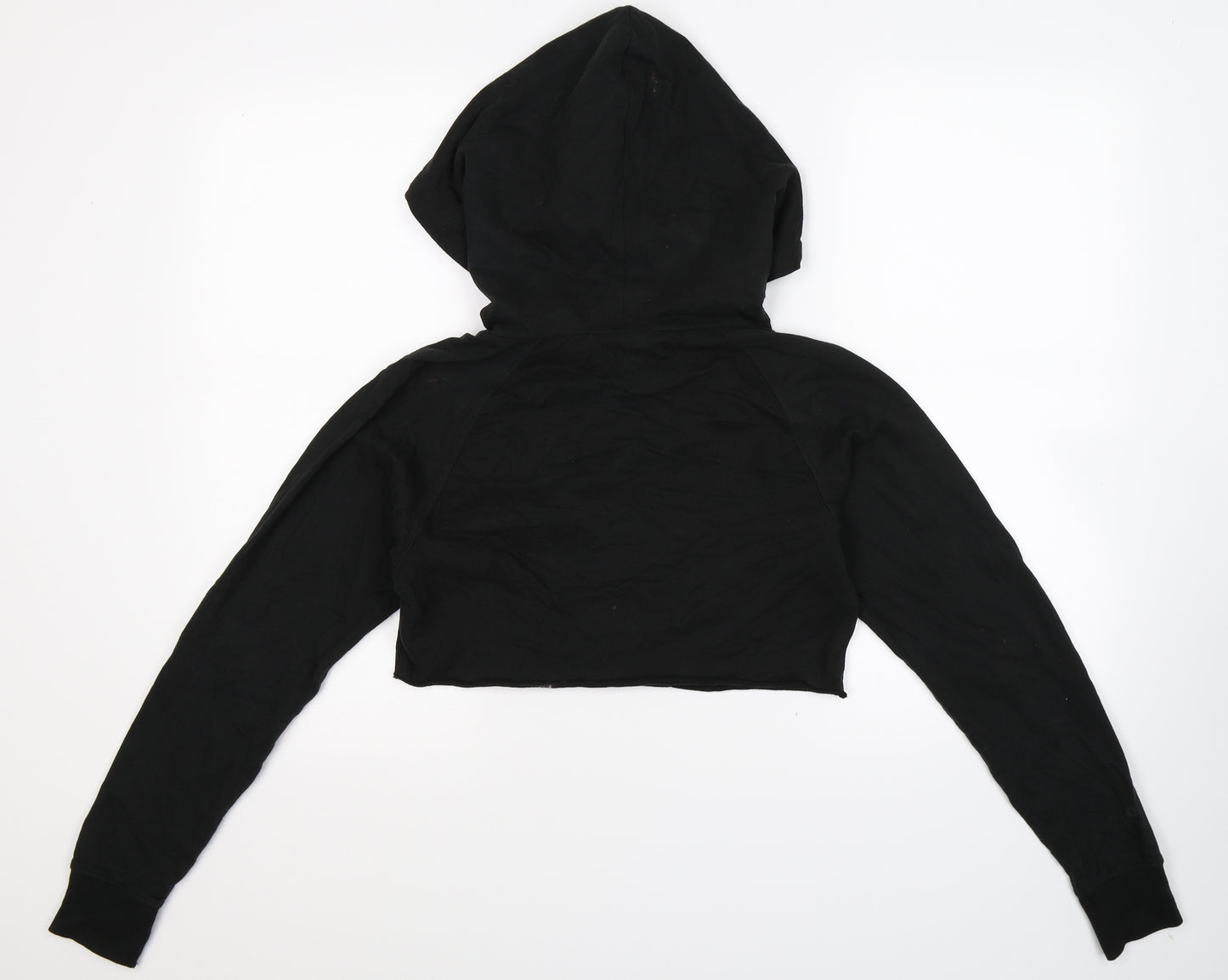 Pineapple Womens Black   Pullover Hoodie Size XS  - Cropped