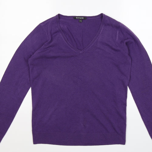 Bonmarché Womens Purple  Knit Pullover Jumper Size 14