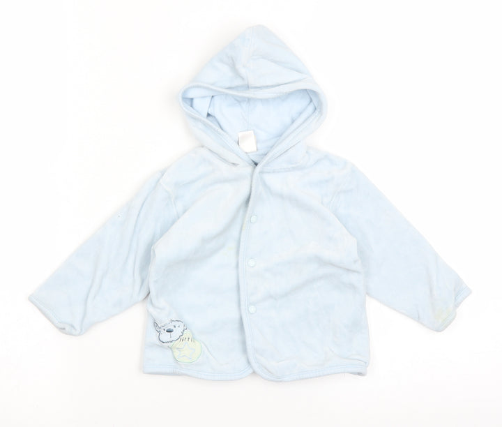 Little bundle Baby Blue Jacket Size 9-12 Months