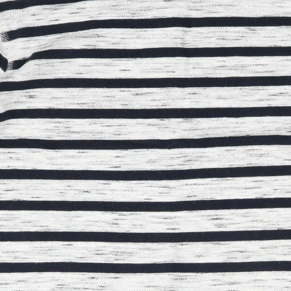 NEXT Boys Grey Striped  Pullover Jumper Size 4 Years