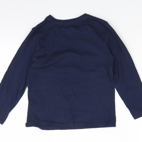 Primark Boys Blue   Basic T-Shirt Size 5-6 Years  - Monster Skate