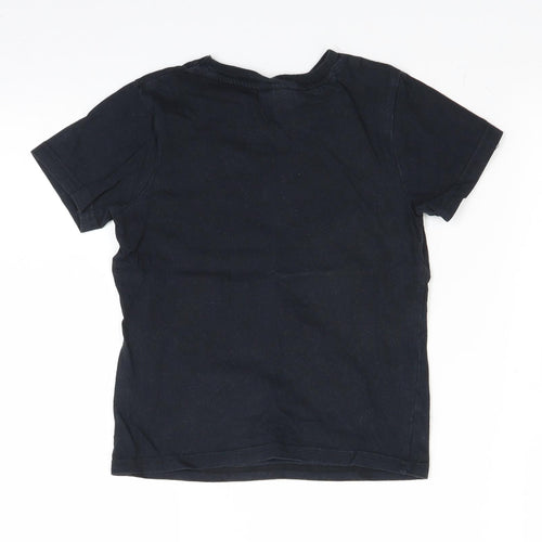 George Boys Black   Basic T-Shirt Size 4-5 Years  - SPIDERMAN