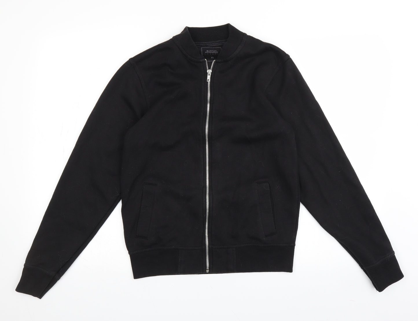 Burton Mens Black   Full Zip Sweatshirt Size XS