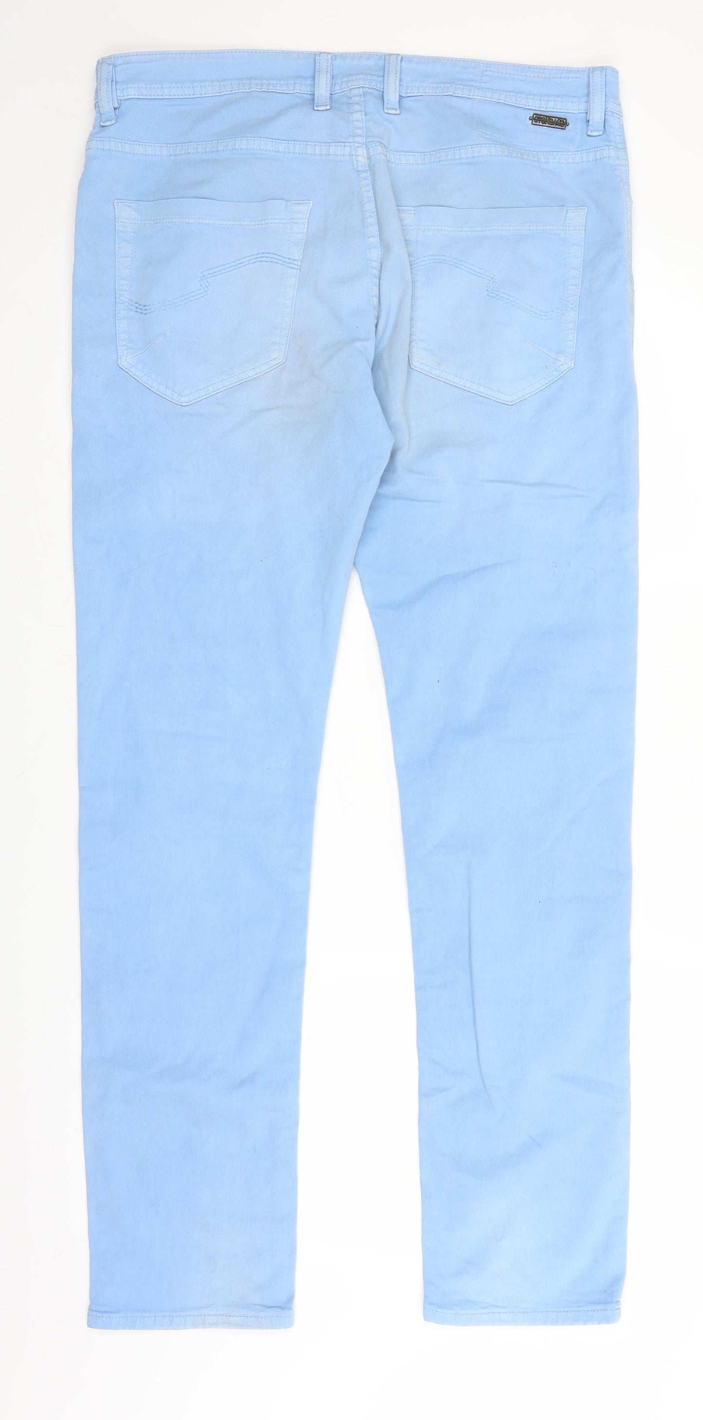 StoneAge Mens Blue  Denim Skinny Jeans Size 34 L30 in