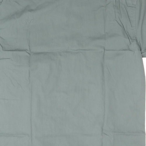 Living Mens Green    Button-Up Size L