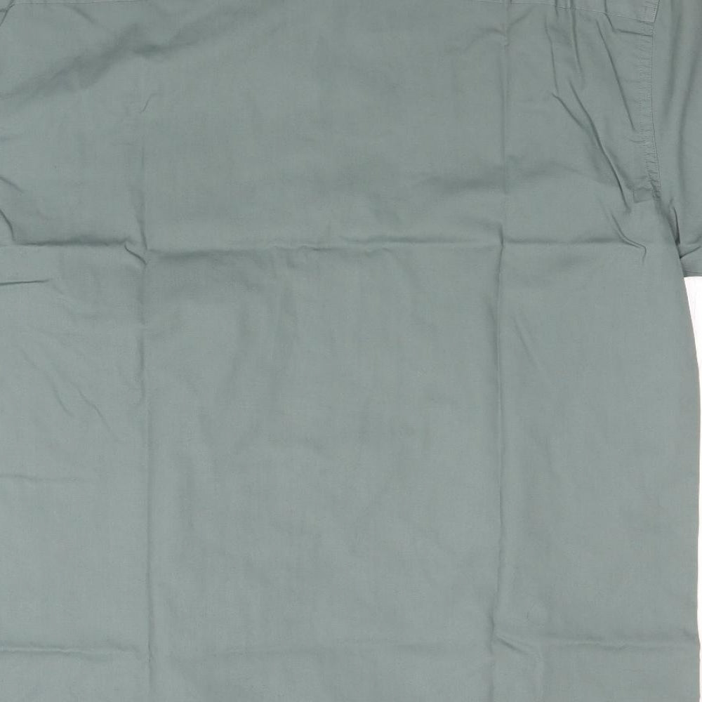 Living Mens Green    Button-Up Size L