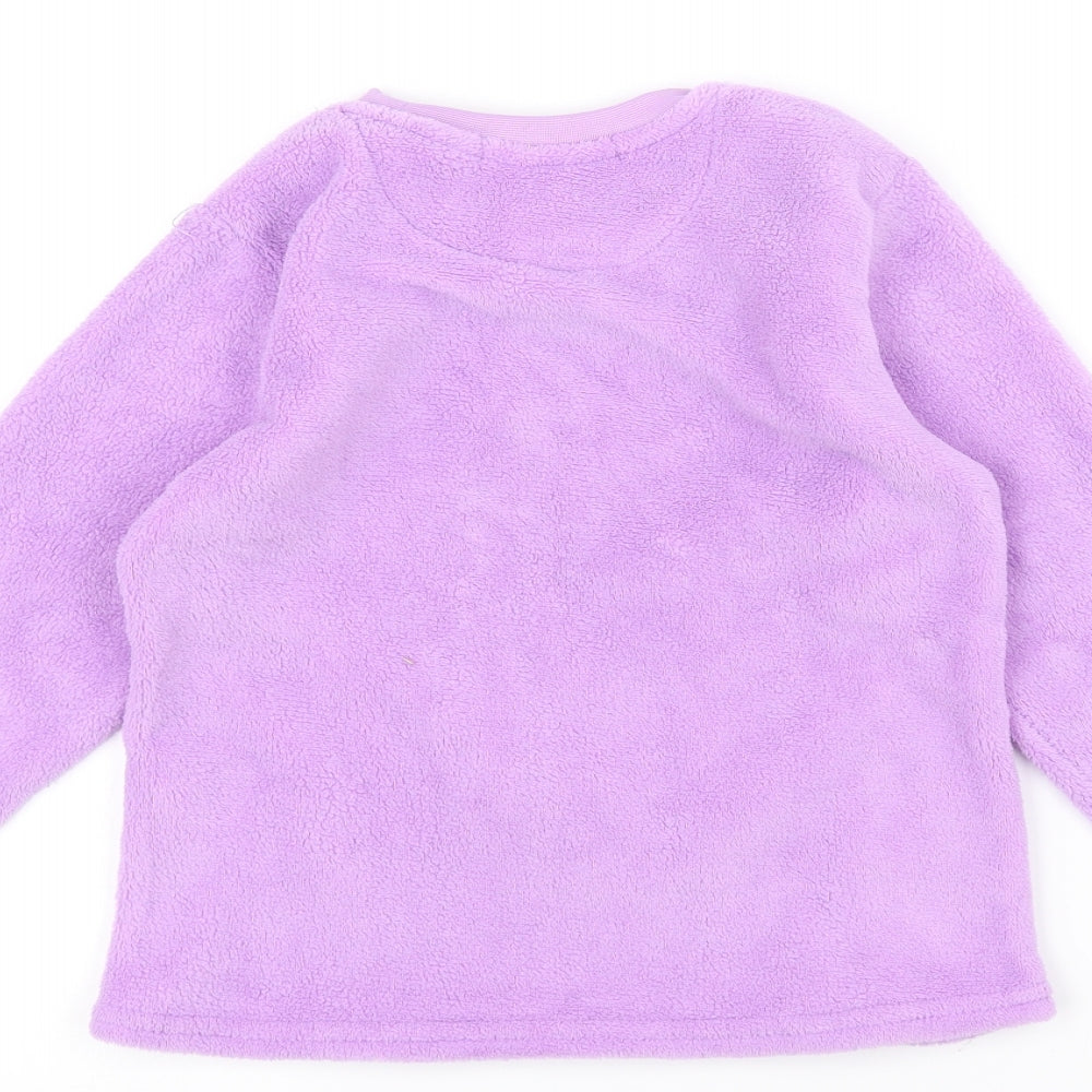 Sweet Dreams Girls Purple   Pullover Jumper Size 6-7 Years  - Unicorn