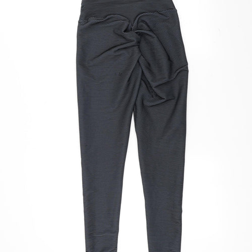 Preworn Womens Blue Striped  Jogger Leggings Size S L25 in