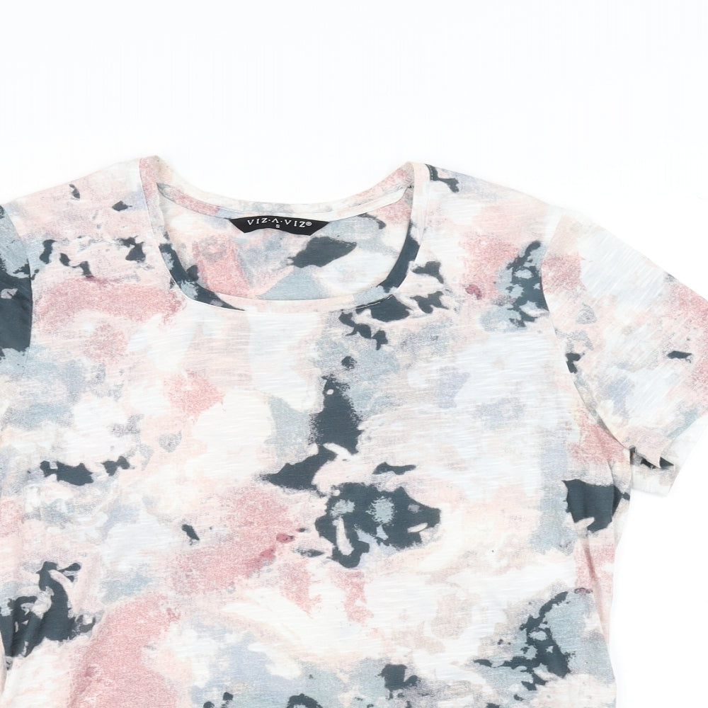Viz a Viz Womens Pink   Basic T-Shirt Size S