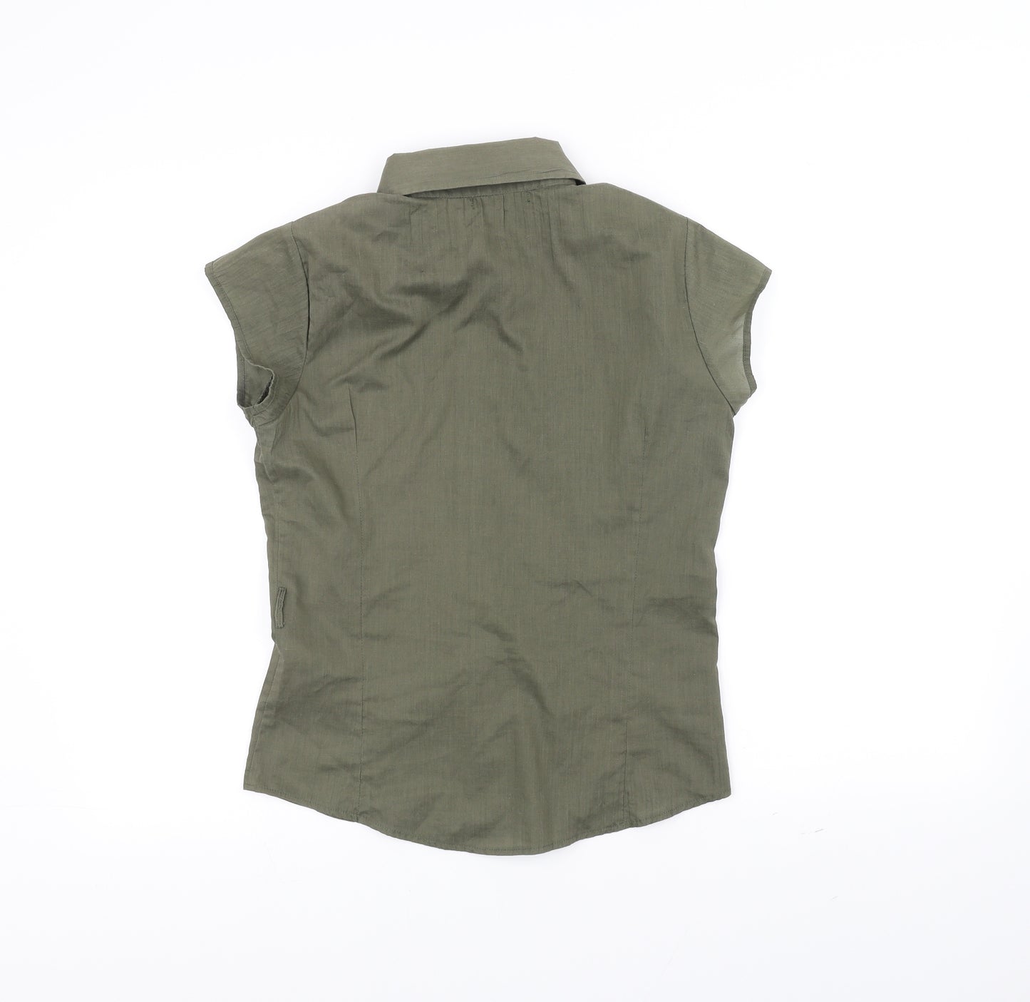 Atmosphere Womens Green   Basic Button-Up Size 12