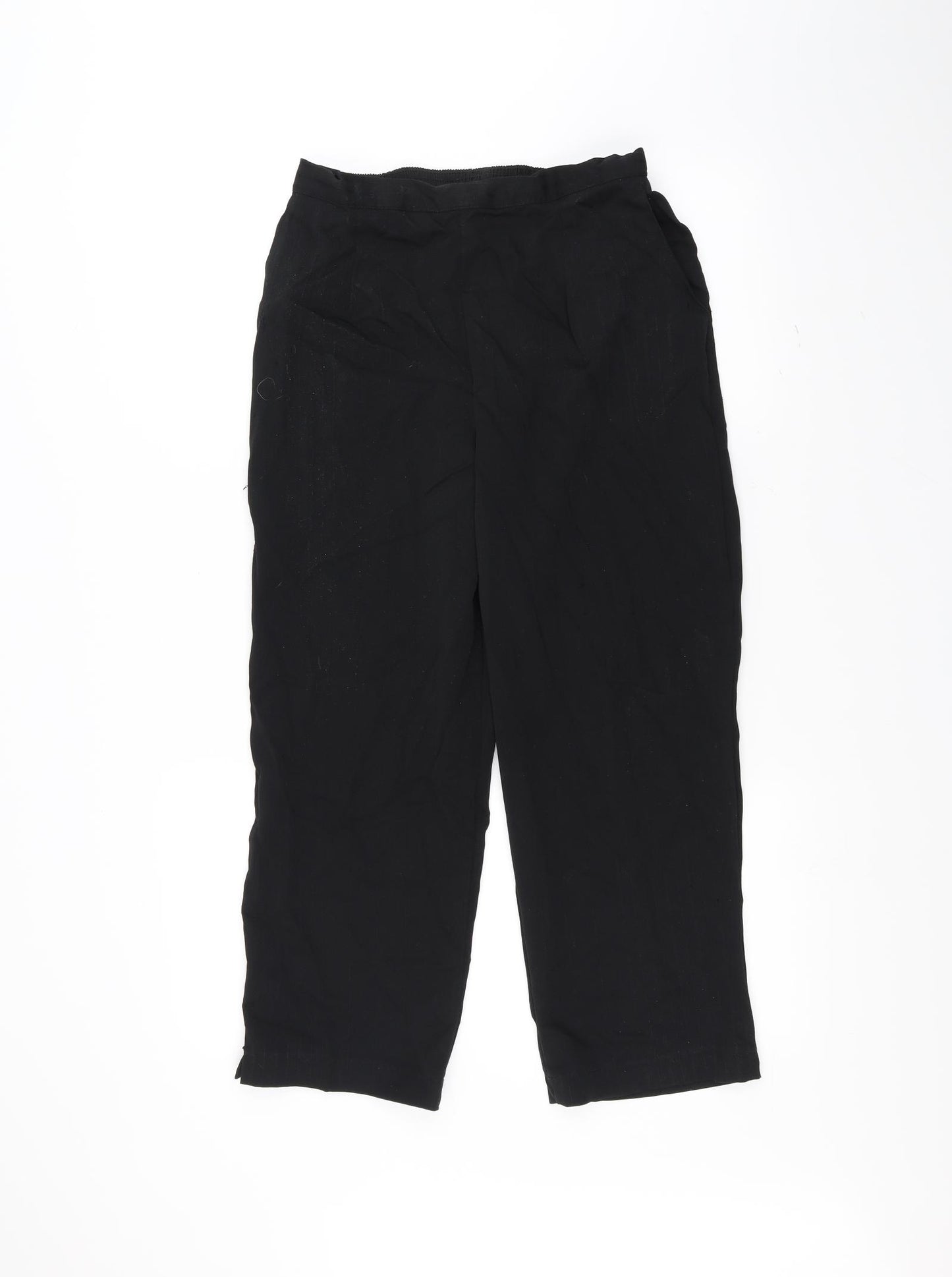 Preworn Womens Black   Trousers  Size 16 L24 in