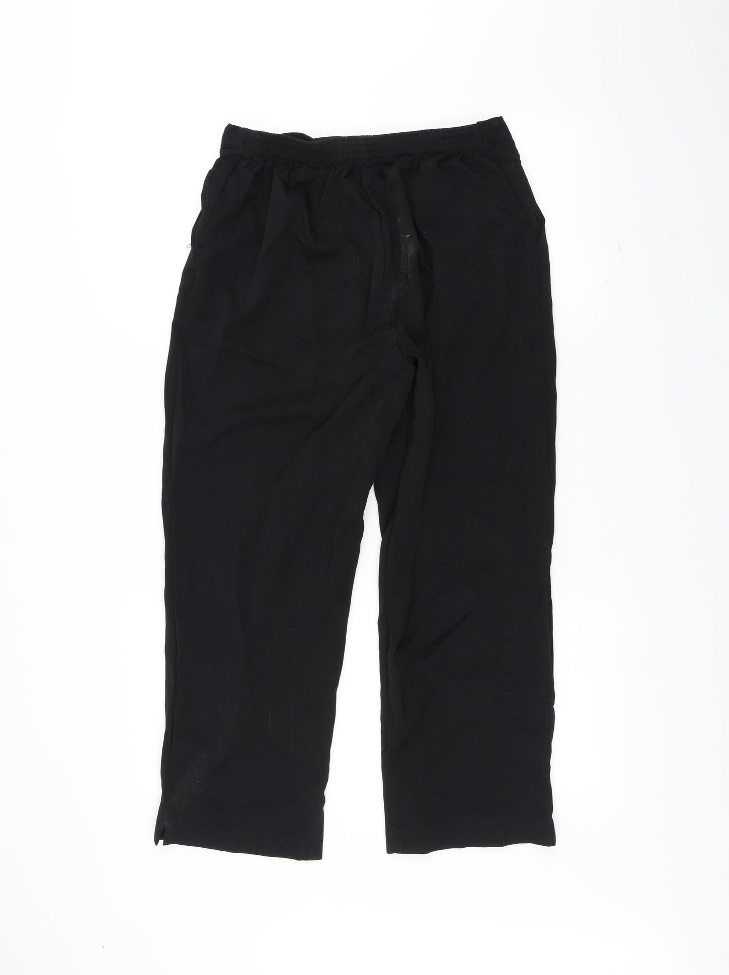 Preworn Womens Black   Trousers  Size 16 L24 in