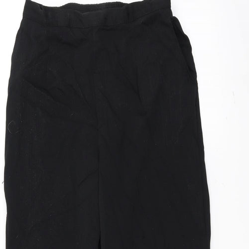Preworn Womens Black   Trousers  Size 16 L24 in