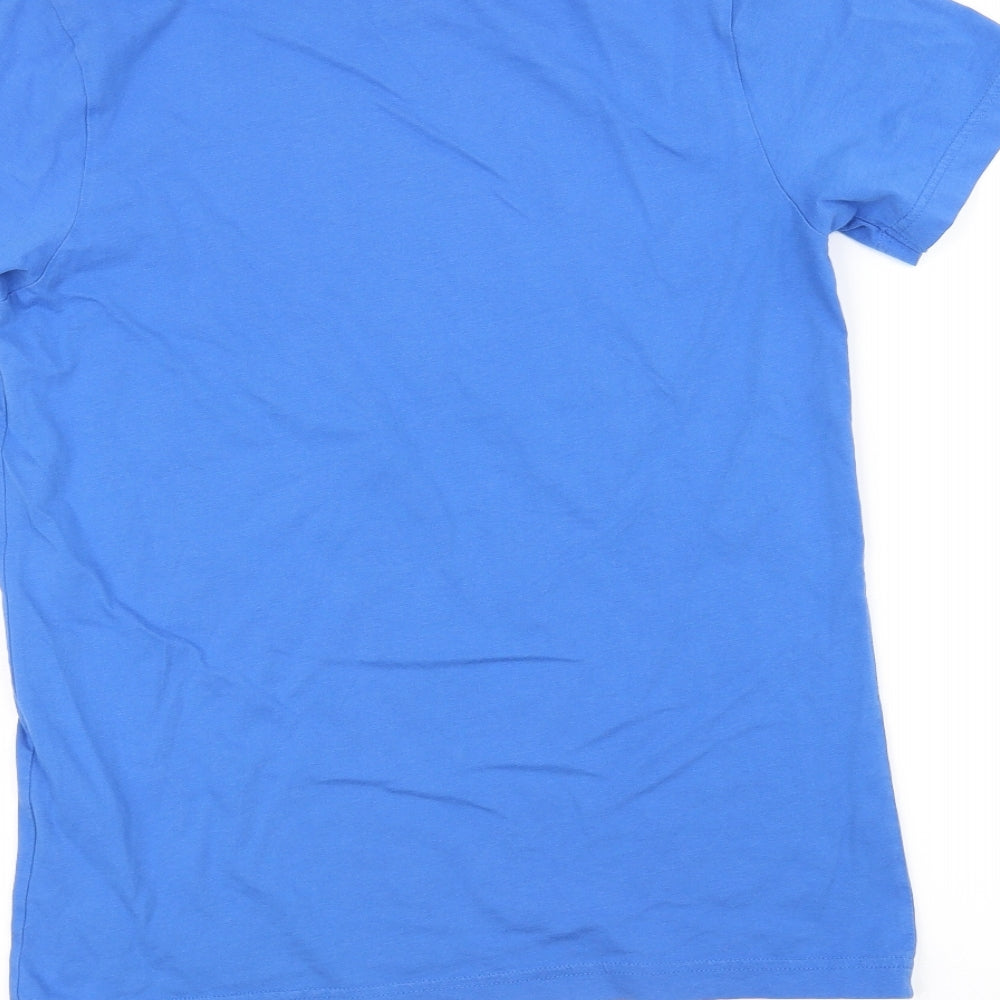 JACK & JONES Mens Blue    T-Shirt Size S
