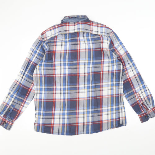 George Mens Blue    Dress Shirt Size L