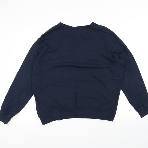H&M Womens Blue   Pullover Jumper Size XL