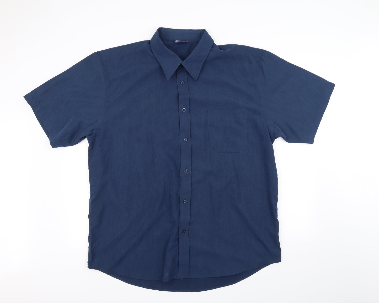 Fiori Mens Blue    Dress Shirt Size 2XL