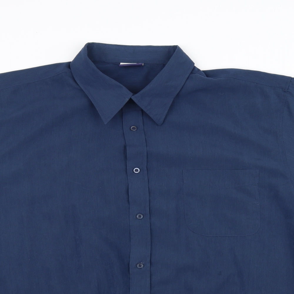 Fiori Mens Blue    Dress Shirt Size 2XL