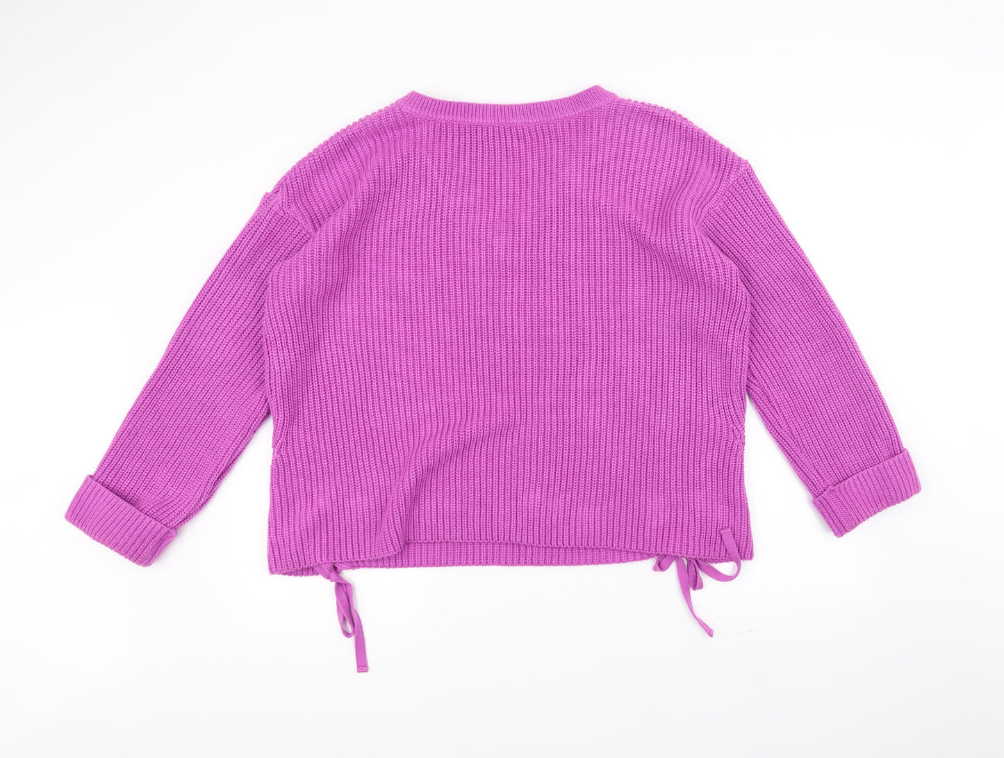 George Womens Purple  Knit Pullover Jumper Size 18