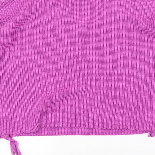 George Womens Purple  Knit Pullover Jumper Size 18