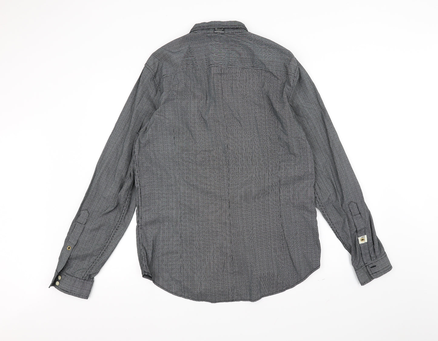 Diesel Mens Black    Dress Shirt Size XL