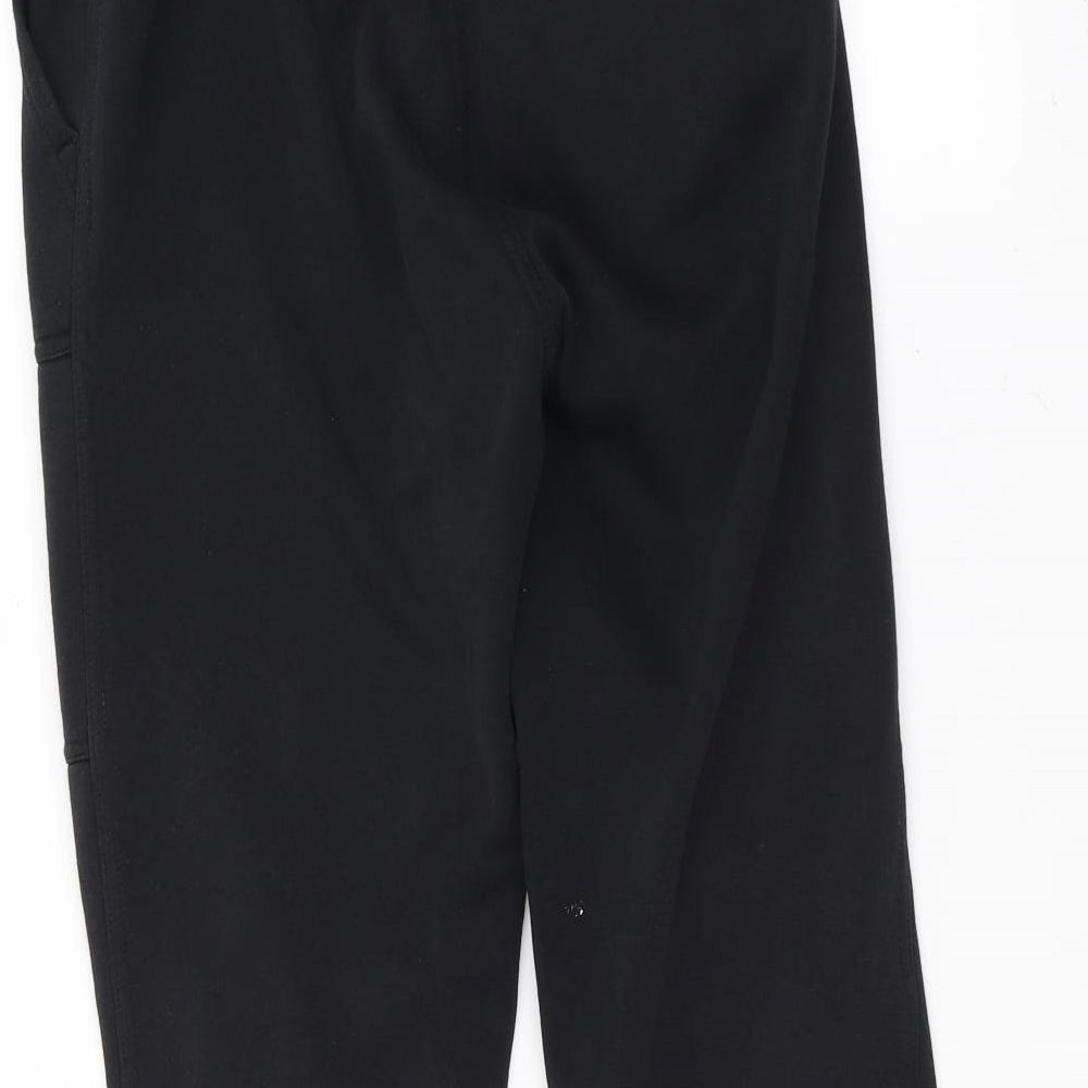 McKenzie Mens Black   Sweatpants Trousers Size L L27 in